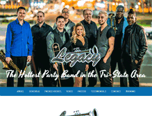 Tablet Screenshot of legacyband.net